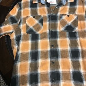 Urban pipe line flannel shirt